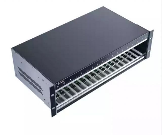 烽火電信級(jí)16槽卡式光纖收發(fā)器光電轉(zhuǎn)換器
