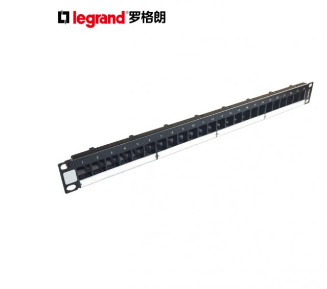 羅格朗超五類網(wǎng)絡(luò)配線架(帶24個模塊)632793-51