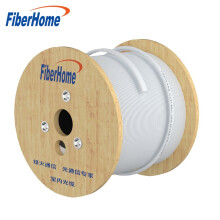 烽火（FiberHome）GJXH室內(nèi)金屬蝶形纜單模單芯雙芯1芯2芯電信級(jí)皮線(xiàn)室內(nèi)光纖光纜 室內(nèi)1芯2鋼絲白色【GJXH-1】 2000m